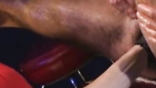 Eric is the picture of male sexuality as he takes an entire fist up his hole, laying