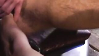 Eric is the picture of male sexuality as he takes an entire fist up his hole, laying
