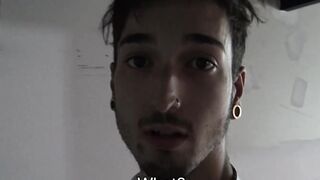 I became obedient and kneel down to taste every inch of Marcs enormous boner
