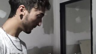 I became obedient and kneel down to taste every inch of Marcs enormous boner