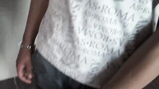 I became obedient and kneel down to taste every inch of Marcs enormous boner