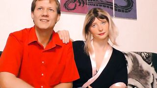 Young lovers have their first 3some at the casting