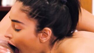 GIRLSWAY - Stunning Dark Hair Besties Emily Willis  Ember Snow Discover Their Sexuality Together