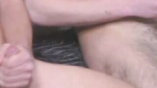 Young studs seduced by cute babe and jerking off big cocks