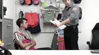 Perps4Sale.com - Nerdy stud Mark Something assfucked by officer Cole Church