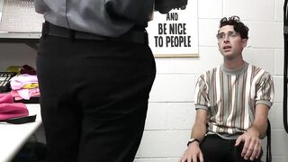 Perps4Sale.com - Nerdy stud Mark Something assfucked by officer Cole Church