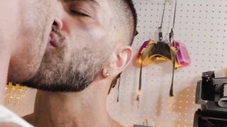 HETEROFLEXIBLE - Kinky Mechanic Adam Ramzi Rewards His Rough Work Assfucking Coworker Jordan Starr