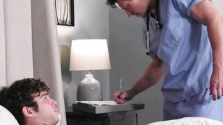 HETEROFLEXIBLE - Joseph Castlian Is Almost Caught While Having His Booty Eaten By Nurse Dalton Riley
