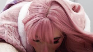 HETEROFLEXIBLE - Femboy Cyrus Stark Tears His Stockings To Rides Roommate Marcus McNeils Huge Dick