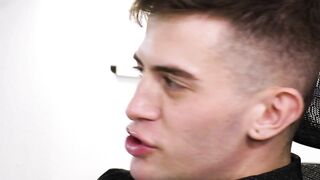 HETEROFLEXIBLE - Caught Jerking Off Trevor Brooks Give His Butt To Fucked To Hung Boss Jordan Starr