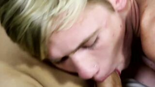 Juicy twink Steven Peters pounding Tyler Thayer bareback