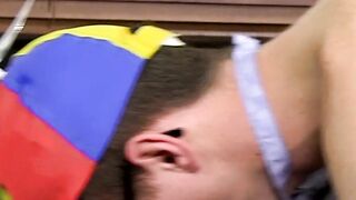 Horny nerd twinks pounding raw after hot cock sucking 69