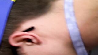 Horny nerd twinks pounding raw after hot cock sucking 69