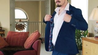 INNOCENT TABOO Cheating Fiance Vanessa Vega Brings Her Concealed Girlfriend Into After Blindfolding Pure Hubby