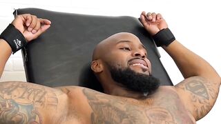 Tough Dallas got knocked down in a tickle torment by a hairy guy