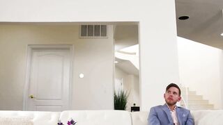 ADULT TIME - Trophy Fiance T-chick Brittney Kade Lets Hubbys Employee EAT HER BUTT  Takes BIG CUMMED