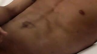 Naughty Hunk Indulges in Sexual Self Pleasure While Smoking