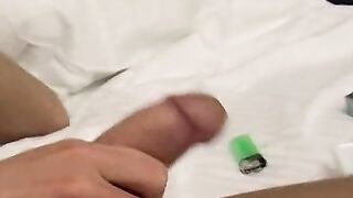 Naughty Hunk Indulges in Sexual Self Pleasure While Smoking