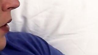 Naughty Hunk Indulges in Sexual Self Pleasure While Smoking