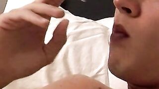 Naughty Hunk Indulges in Sexual Self Pleasure While Smoking
