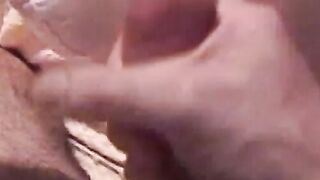 Big dick jock jerking off solo after fucking fetish sex doll