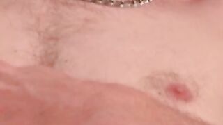 Skinny senior masturbating and moaning before hot cumshot