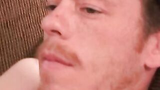 Skinny senior masturbating and moaning before hot cumshot
