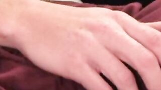 Skinny senior masturbating and moaning before hot cumshot