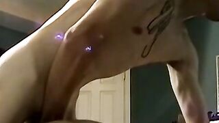 Facial cum for old pervert who got fucked by youngster