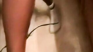 Skinny amateur twink shaved his cock for masturbation video