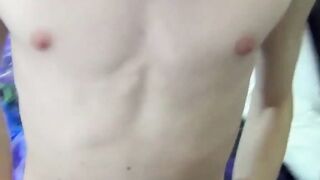 Twink filmed giving a blowjob and having his ass fucked bare