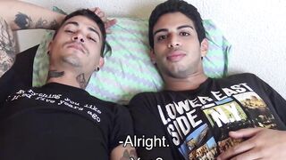 LatinoJuice.com - Two horny latin guys Kendro and Ivan relish every inch of my gigant