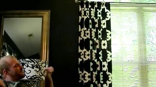 Mature homo sucking dick before bareback threesome