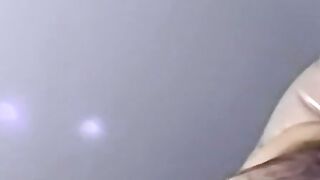 Hairy young amateur masturbates and cums solo on camera