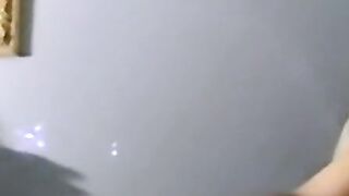 Hairy young amateur masturbates and cums solo on camera