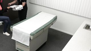 Busty Asian babe Madi Laine craves to taste her doctors massive cock during a checkup