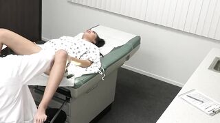 Busty Asian babe Madi Laine craves to taste her doctors massive cock during a checkup
