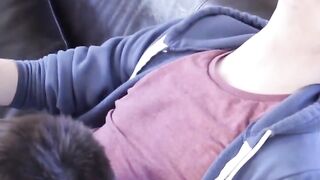 Top Johnny rides the throbbing hard cock of lustful Seere