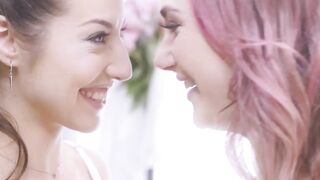 Charming Spencer Bradley moans sexily while I carress her big buttons