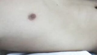 Wild Japanese gay missionary ass drilled and swallowed cum