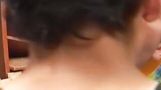 Latino twink gets cum in mouth after hardcore anal fucking