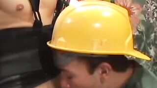 Latino twink gets cum in mouth after hardcore anal fucking