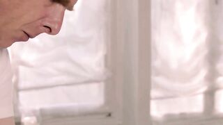 Erotic strokes with young woman Barbara Bieber