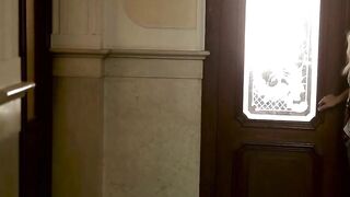 Erotic strokes with young woman Barbara Bieber