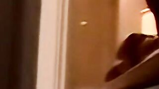 Ebony jock masturbation paused with mature homos blowjob