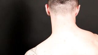 Inked and pierced athlete cums after being deepthroated