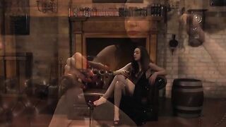 Rich 18 seduced in lesbo sex by July Sun