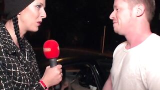 Street hooker picks up drivers for vehicle sex