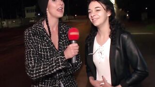 Street hooker picks up drivers for vehicle sex