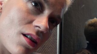 three hole sex into the elevator with secretary Mila Milan